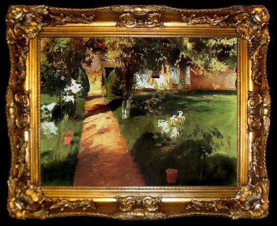 framed  Jean-Franc Millet Garden, ta009-2